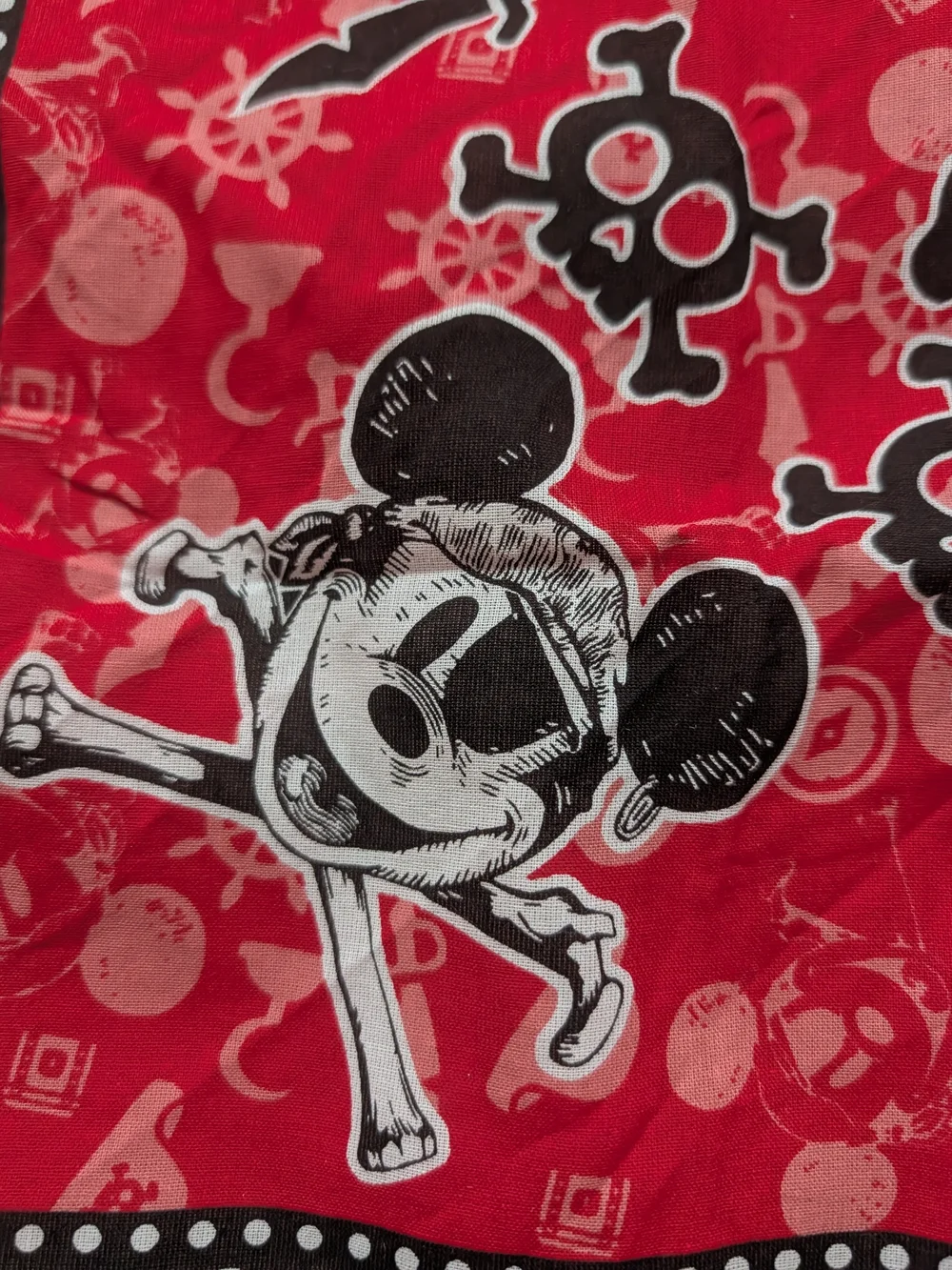 Disney Mickey Pirate Bandana NWOT